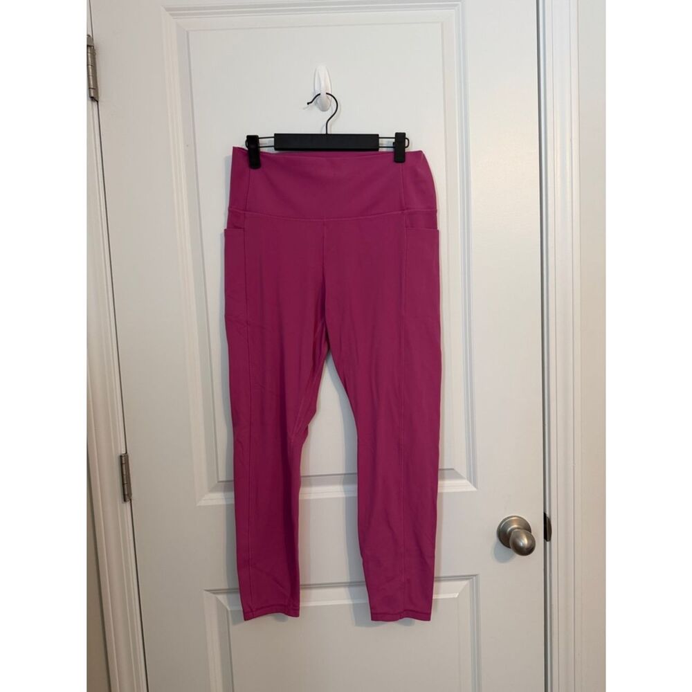 Avia Magenta High-Waist Leggings with Side Pockets